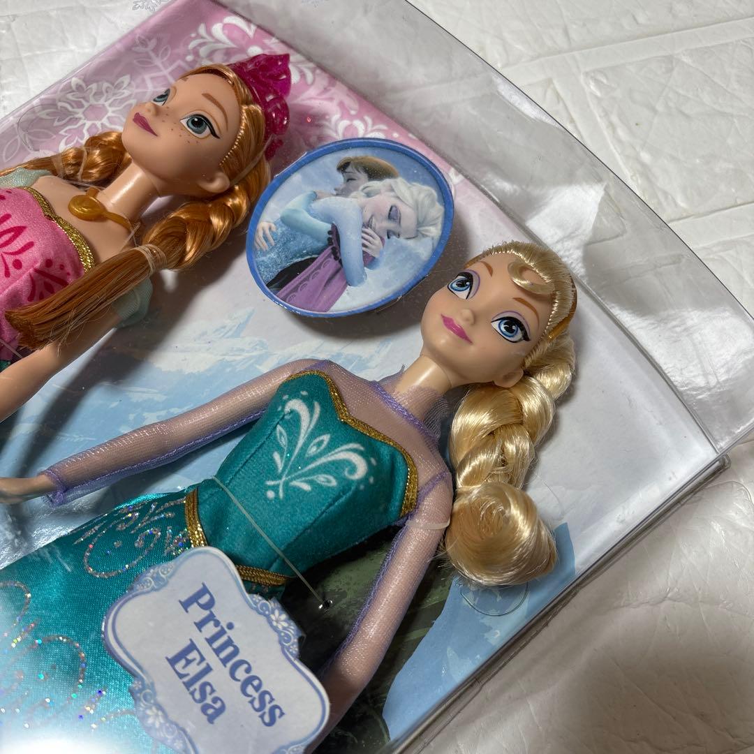 新品未使用　マテル　アナと雪の女王 アナ　エルサ 人形　ロイヤルシスターズ　即日