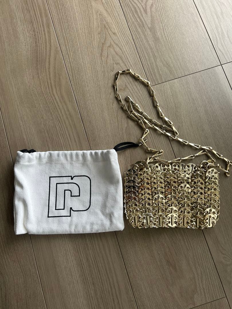 バッグ Rabanne 1969 nano gold