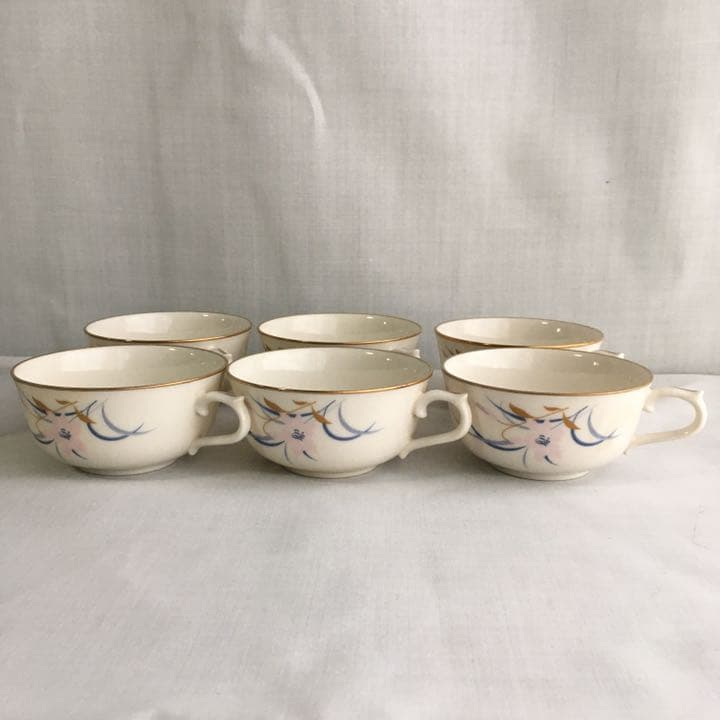 実家整理 昭和レトロ ノリタケ 紅茶カップソーサー6客組