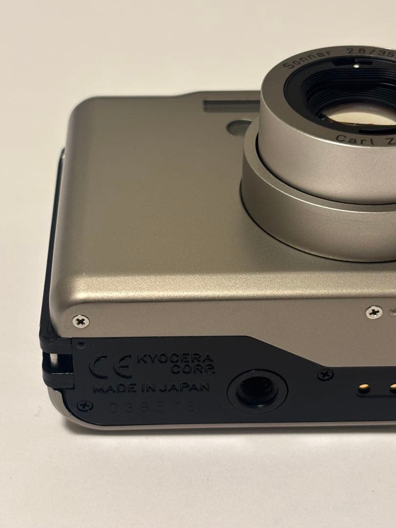 【完動品】CONTAX T3　コンパクトフィルムカメラ チタンシルバー