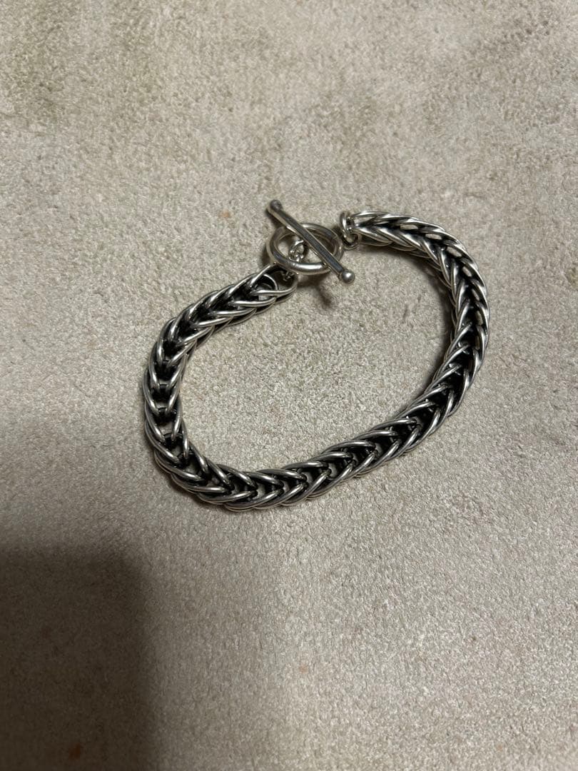 インディアンジュエリー　スティーブアルビソ　ダブルマネーチェーンブレスレット