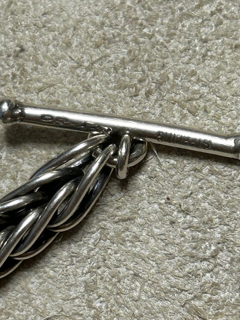 インディアンジュエリー　スティーブアルビソ　ダブルマネーチェーンブレスレット