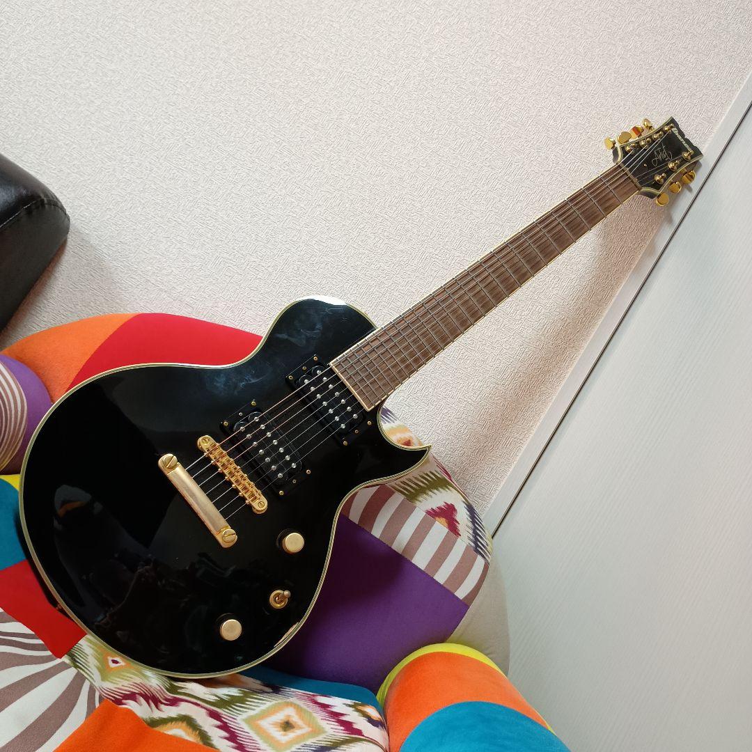 7弦ギター Ibanez ARZ307 ゴールドパーツ 改造多数