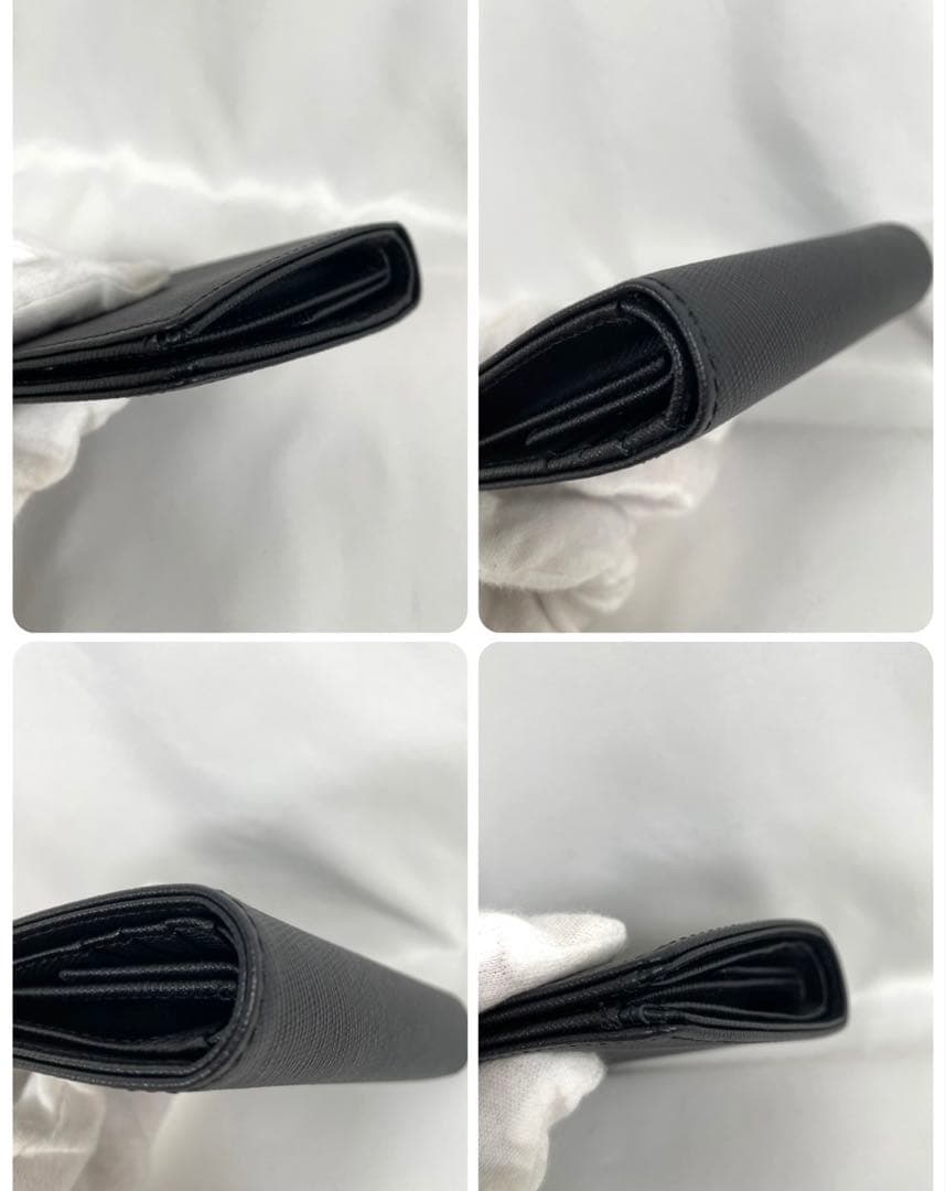 未使用 agnes b. アニエスベー 二つ折り財布 レザー バイフォールド