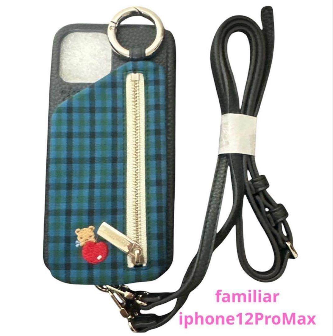 お値下げ♡新品ajew × familiar iPhone12ProMaxケース