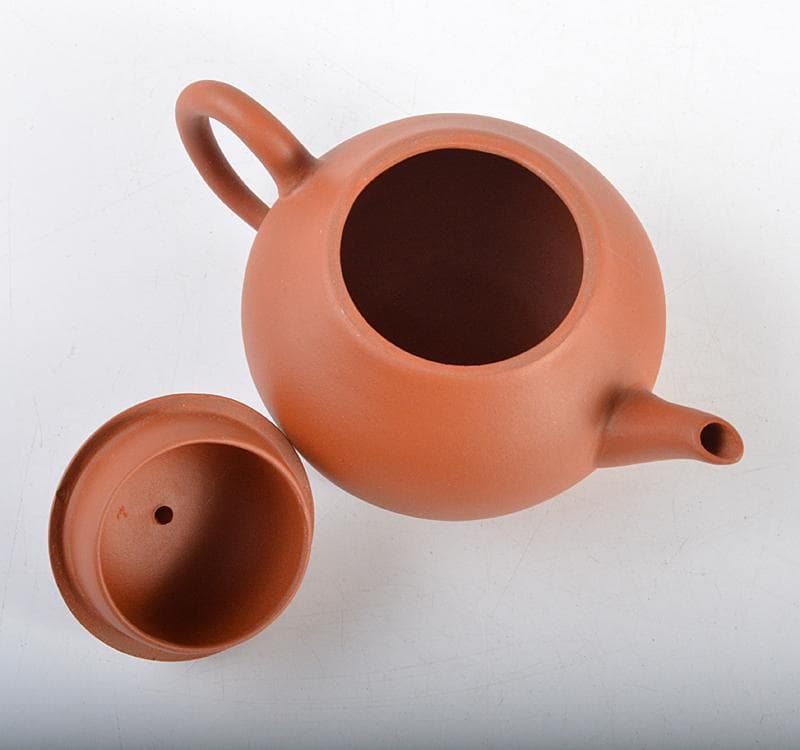 中国　荊渓恵孟臣製　紫砂　朱泥　急須　茶壷　V R4446