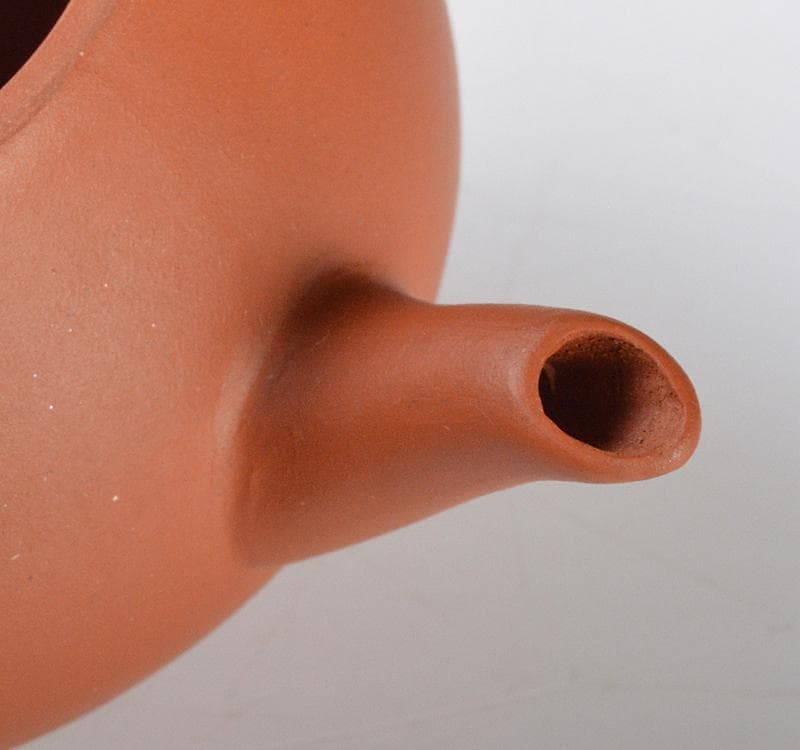 中国　荊渓恵孟臣製　紫砂　朱泥　急須　茶壷　V R4446