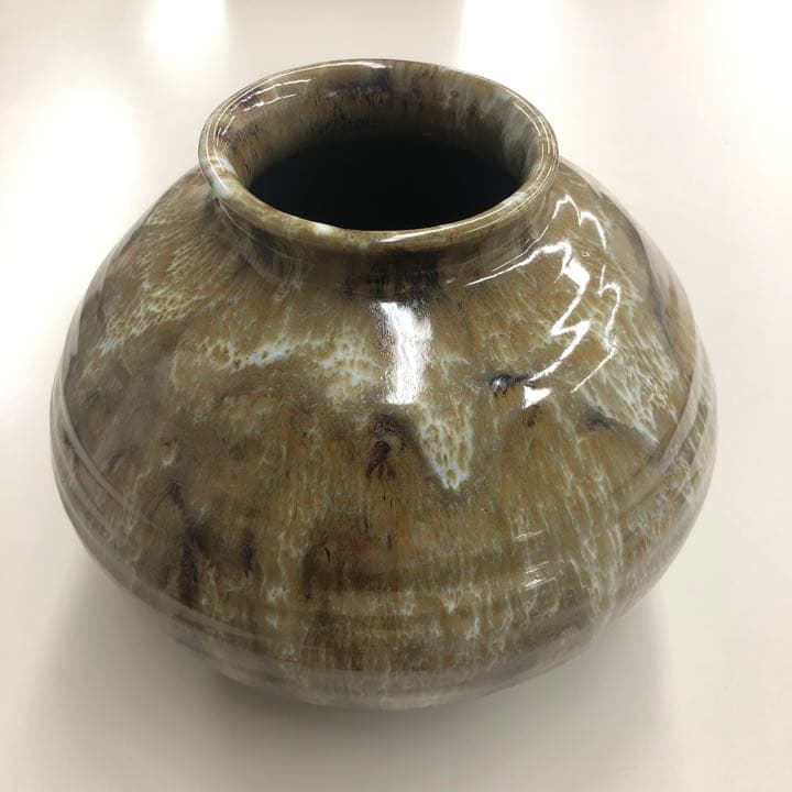 吉備焼窯元 四代目 水川創壌作 壺