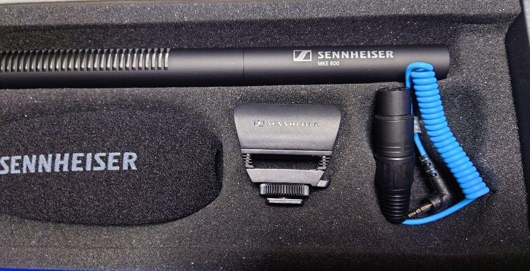 未使用 SENNHEISER MKE600 ショットガンマイクロフォン