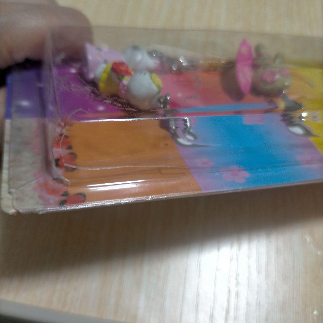 キティ　グッズコレクション　根付　4P　ストラップ