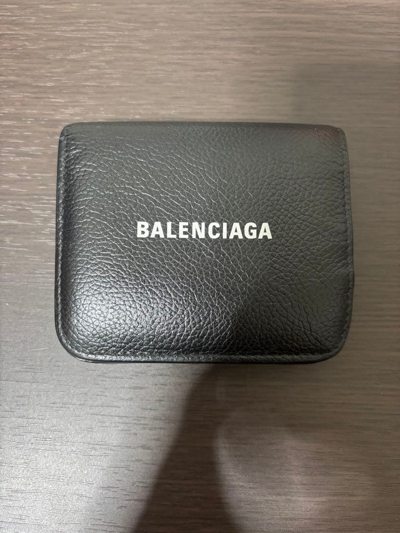 【SAM】BALENCIAGA ブラック 二つ折り財布