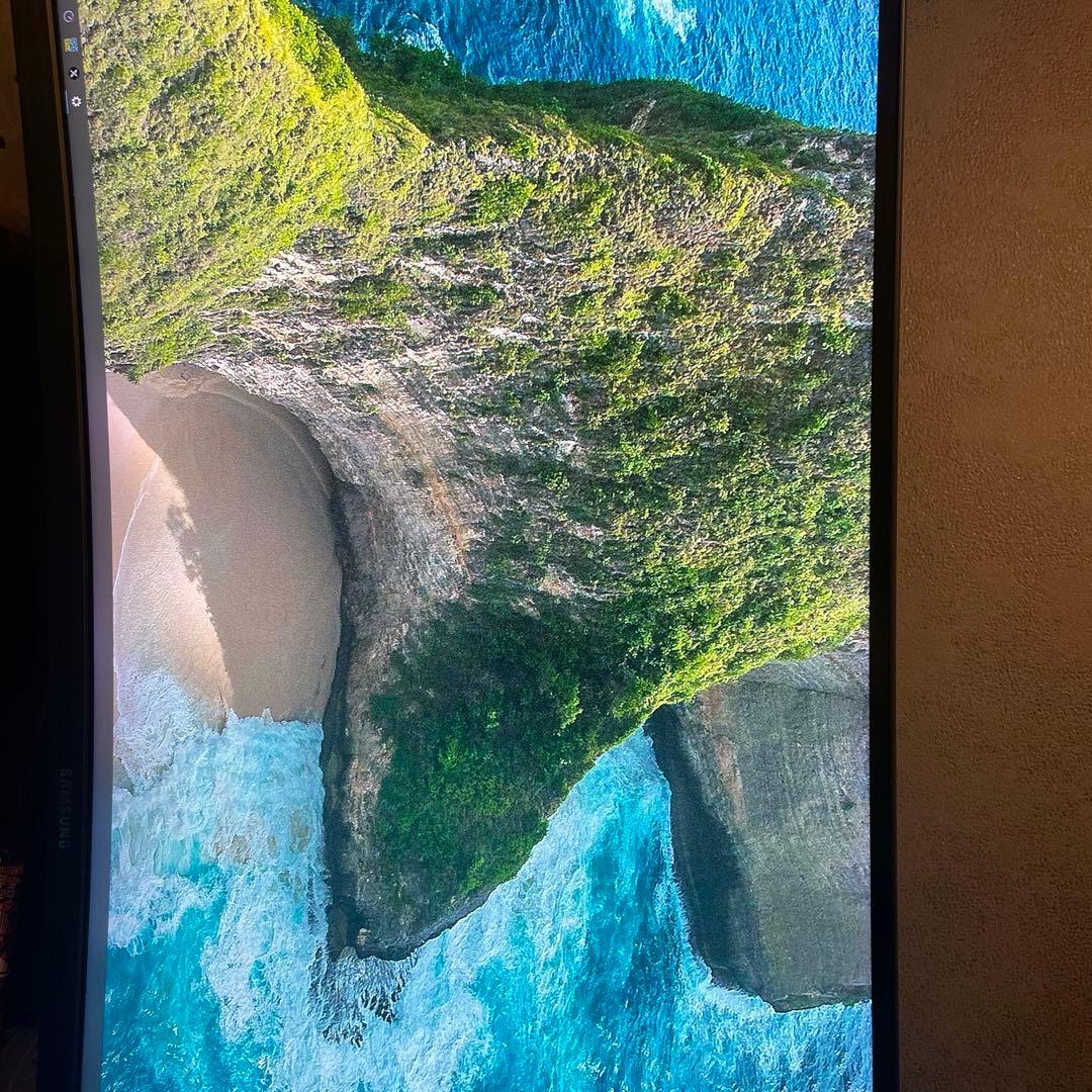 samsung 49C49RG90SSK 湾曲　49インチウルトラワイドモニター