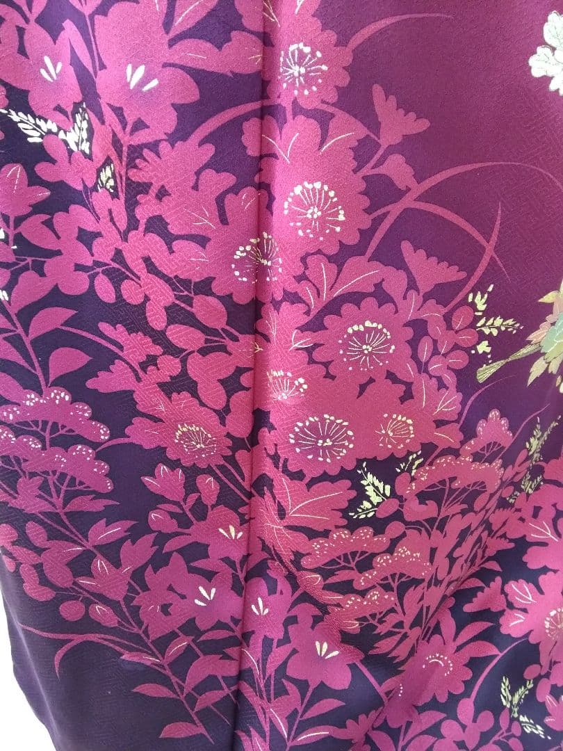 振袖フルセット、正絹鈴乃屋振袖、重ね衿帯揚げ帯締め、西陣袋帯、襦袢、ガード加工