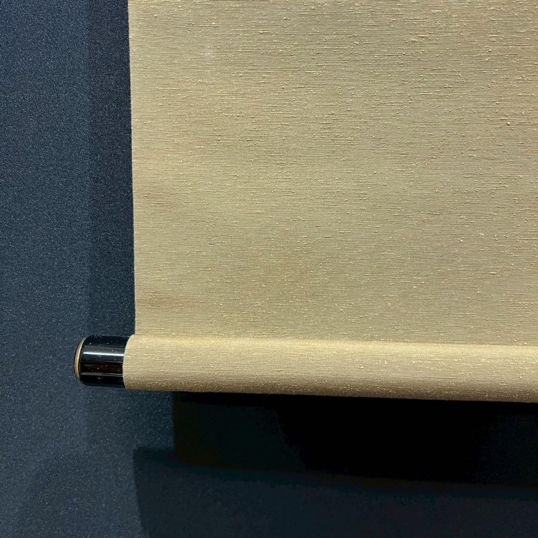 13 蓮如上人/六字名号/南無阿弥陀/墨書掛軸/金色装飾/工芸