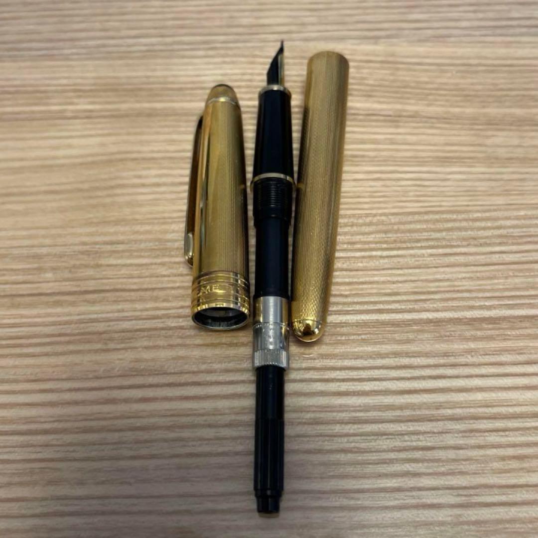 g*o様 モンブラン　万年筆　ゴールド　18k マイスターシュテュック　波柄　4