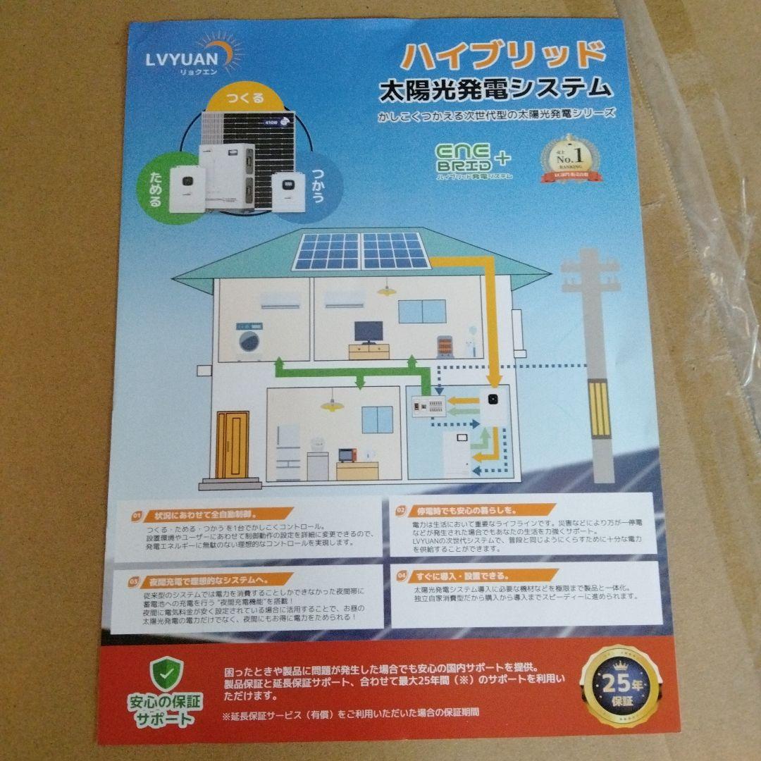 ⭐新型⭐未使用⭐️LVYUAN ソーラーパネル ️ 23% 超高効率 ※送料込み
