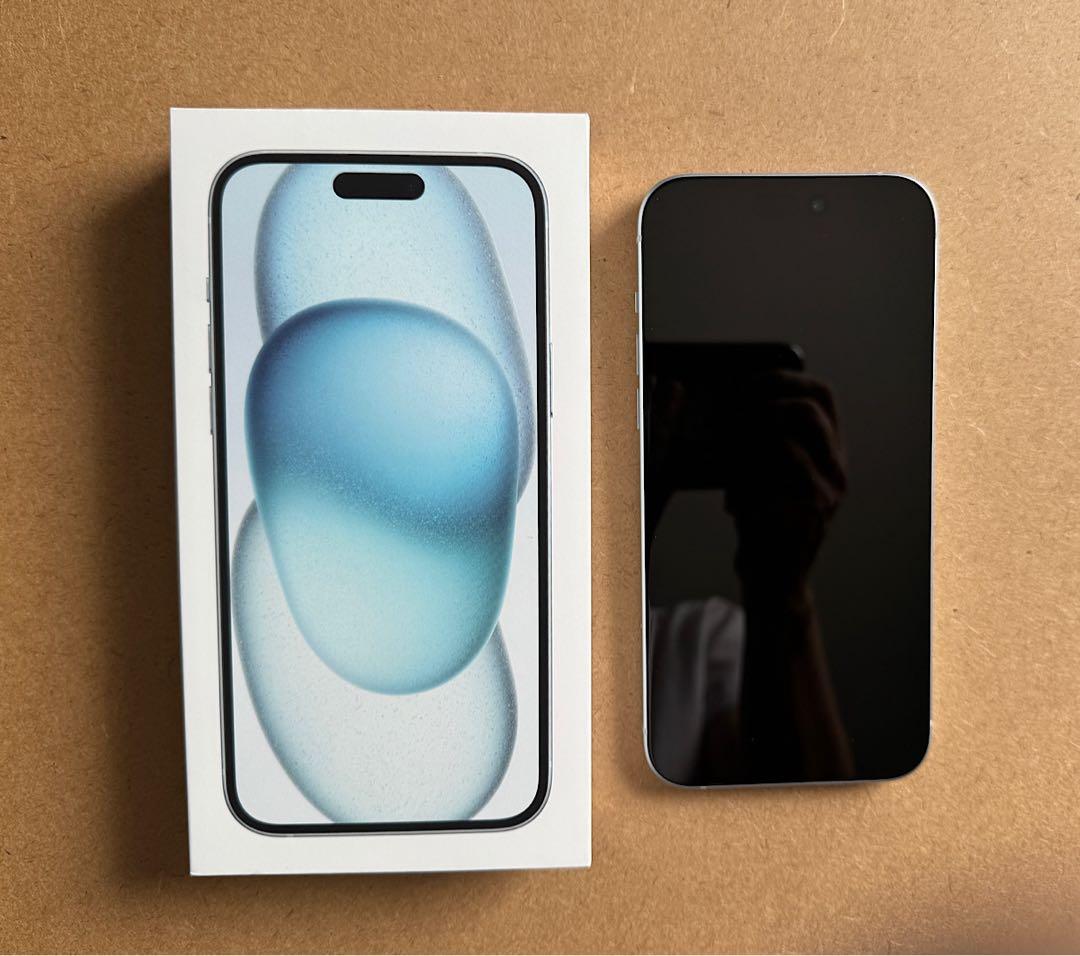 美品★Apple iPhone 15 Plus ブルー 128GB ★シムフリー