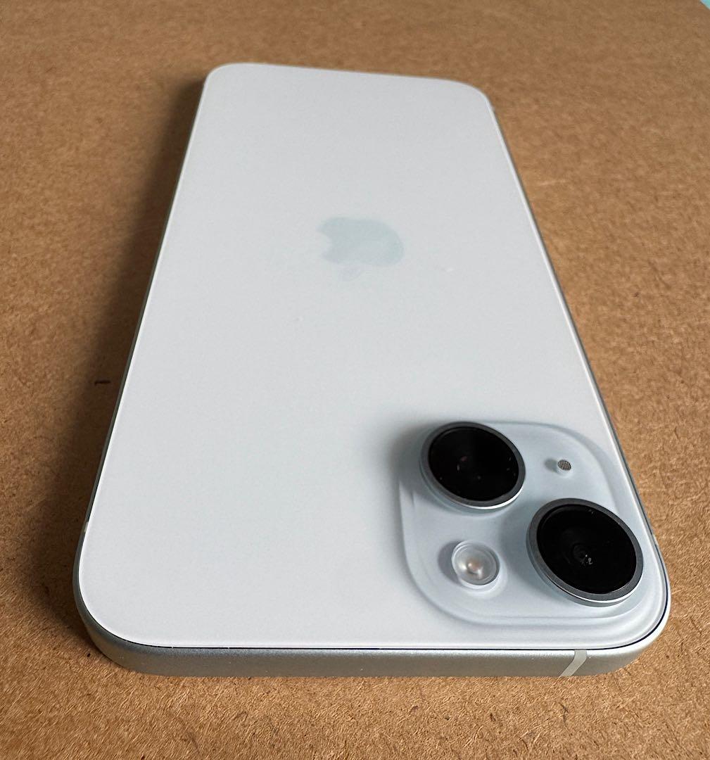 美品★Apple iPhone 15 Plus ブルー 128GB ★シムフリー