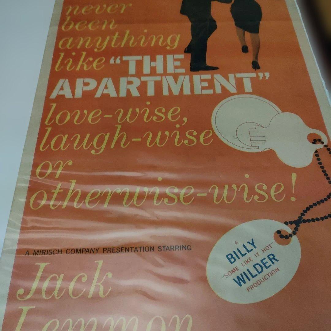 映画「アパートの鍵貸します」1960年USオリジナルインサートサイズポスター