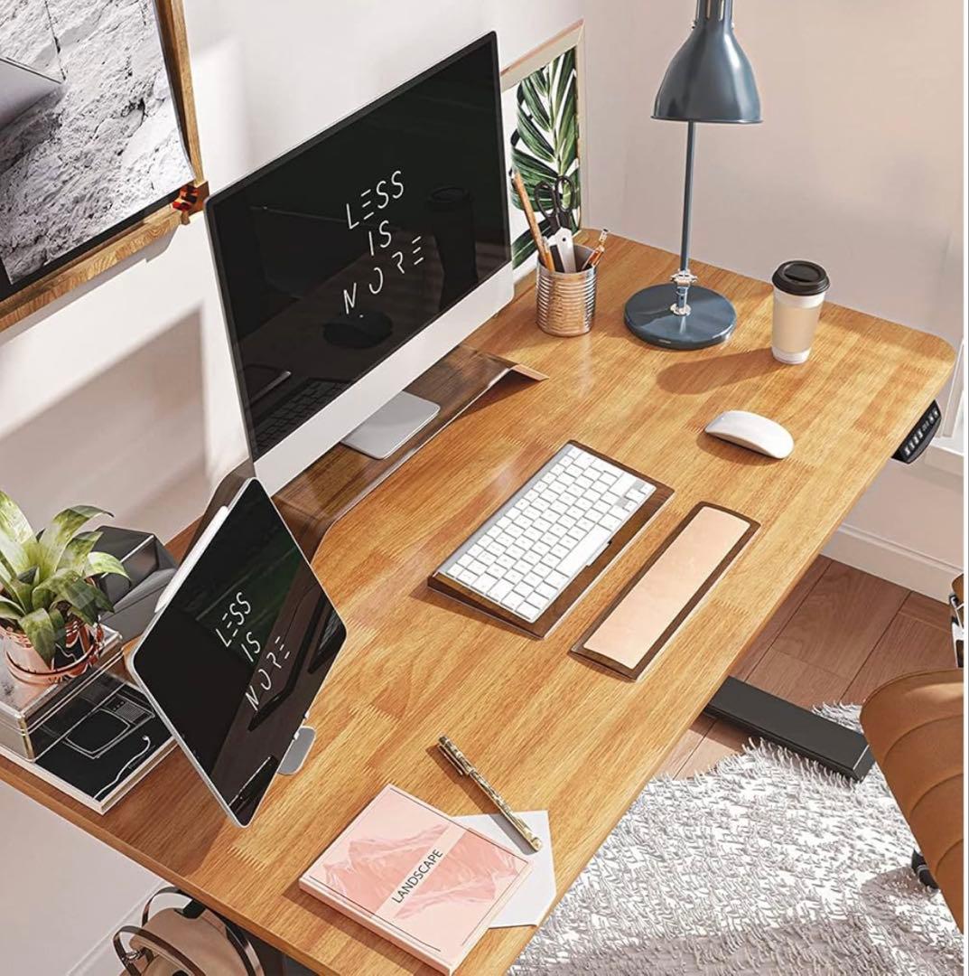 電動昇降式デスク キャスター付き