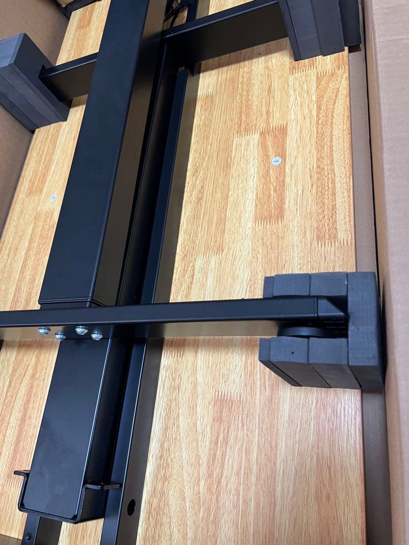 電動昇降式デスク キャスター付き