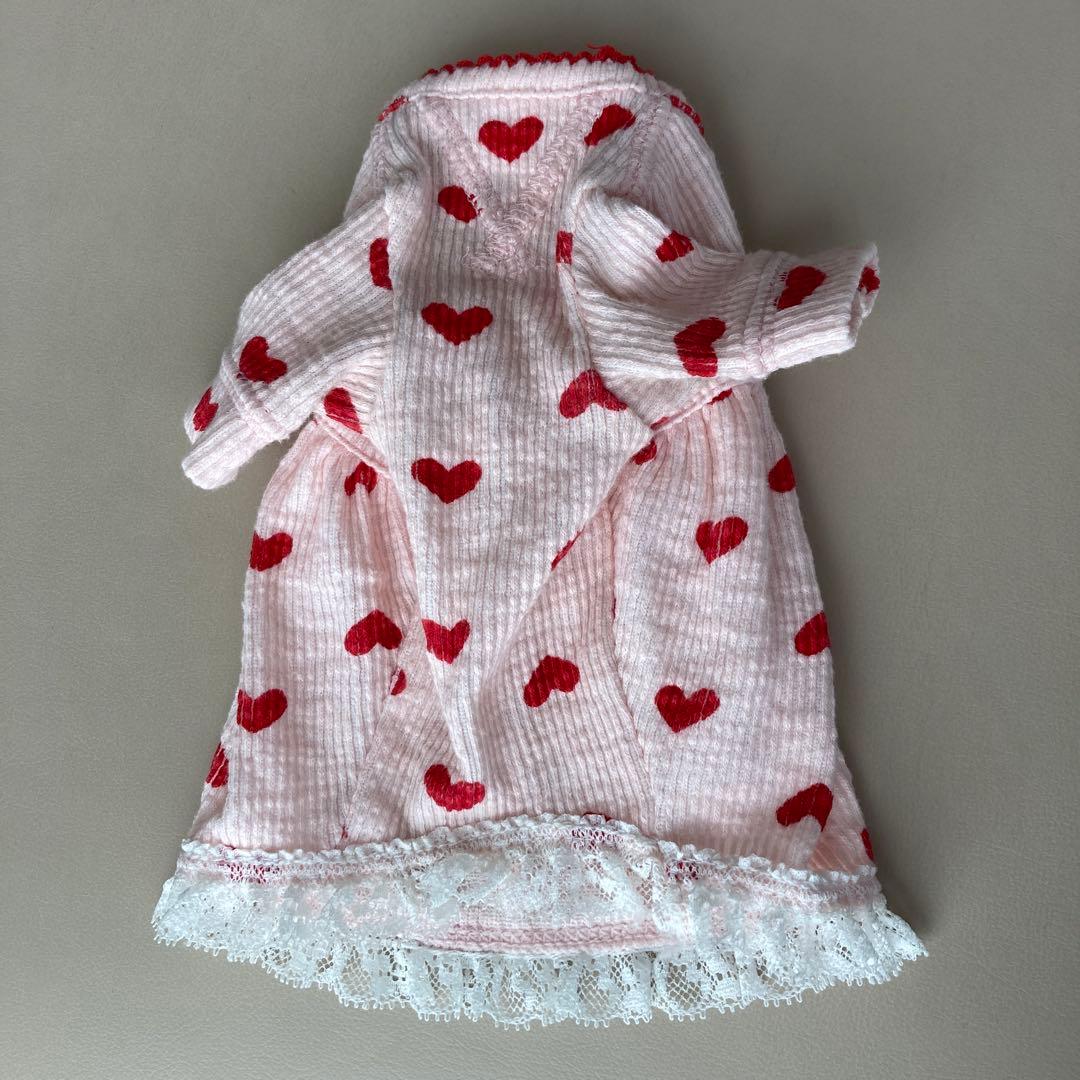 GG DENIM LINE ハート柄犬服