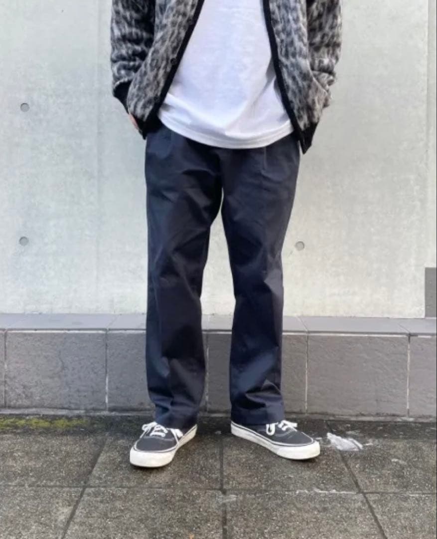 ワコマリア　ダブルプリーツ チノ トラウザー パンツ　WACKO MARIA