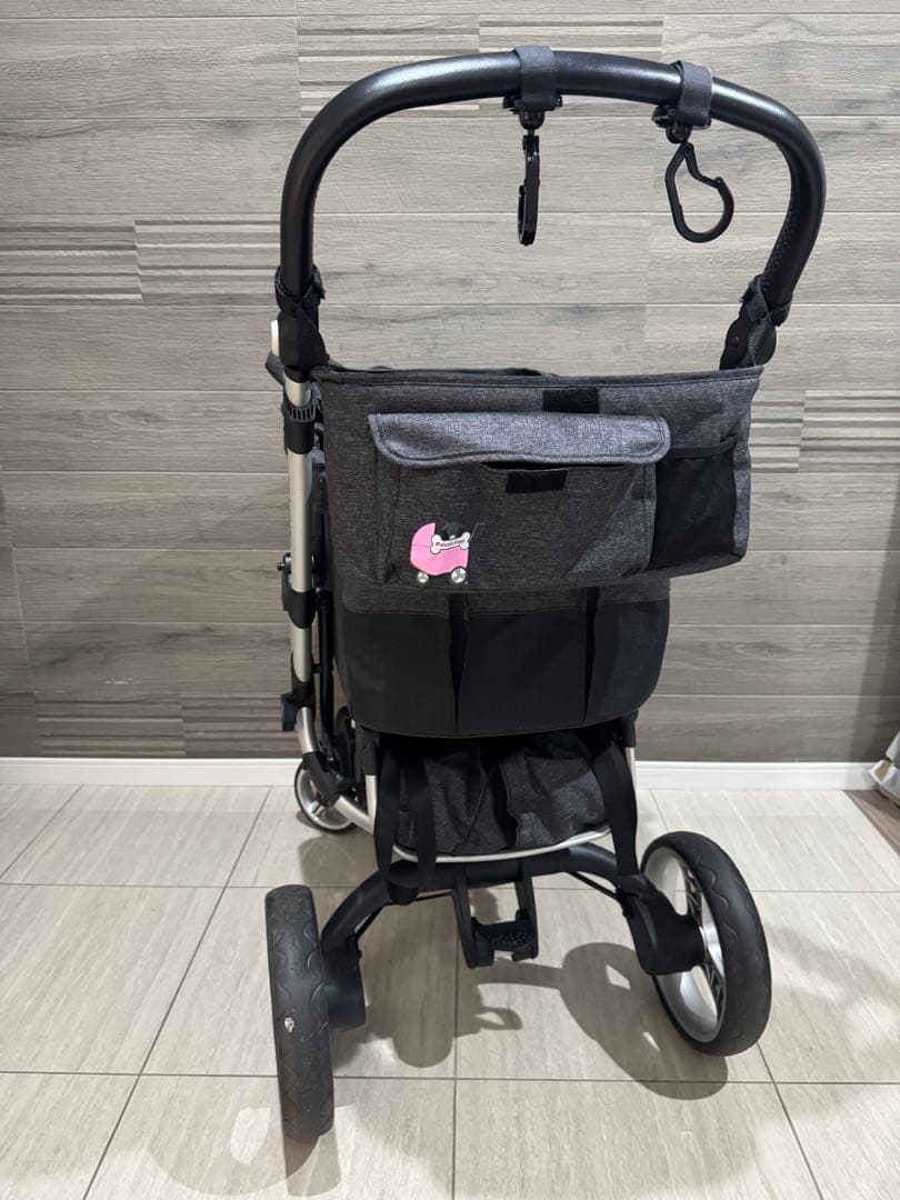 ぺい様　ピッコロカーネ　ベント　ペットカート 最大耐荷重50kg ダークグレー