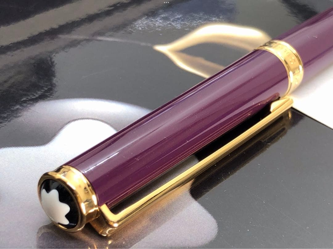 非常にレアなパープル軸※未使用品！稀少軸色！オブリュージュ15280★モンブラン