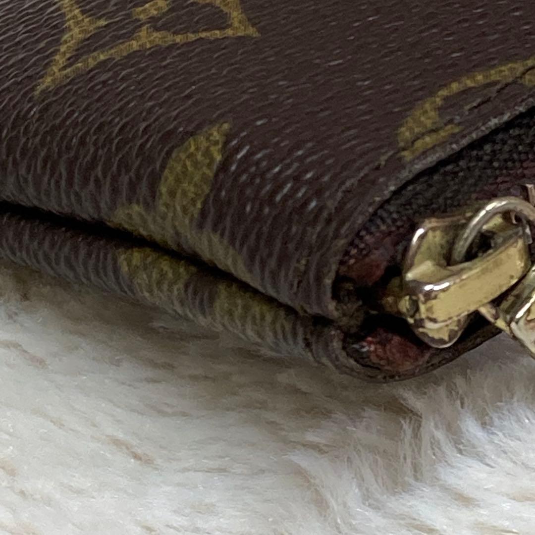 【美品】ルイヴィトン モノグラム ポシェット・クレ 小銭入れ キーケース 小物入