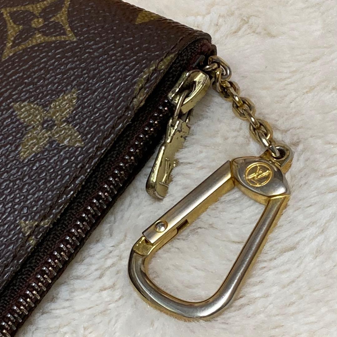 【美品】ルイヴィトン モノグラム ポシェット・クレ 小銭入れ キーケース 小物入