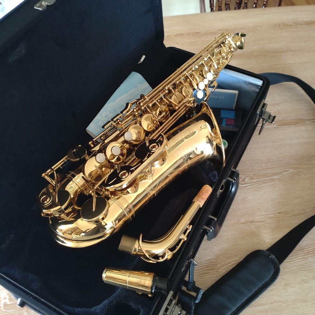 YAS-62 ヤマハ製アルトサックス三点セットと YAMAHA 純正ケース
