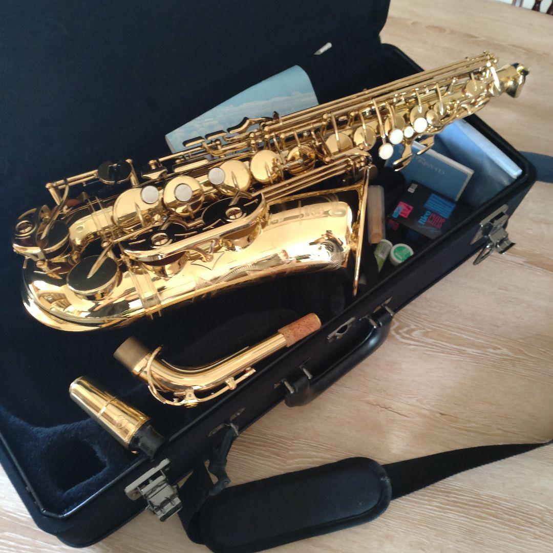 YAS-62 ヤマハ製アルトサックス三点セットと YAMAHA 純正ケース