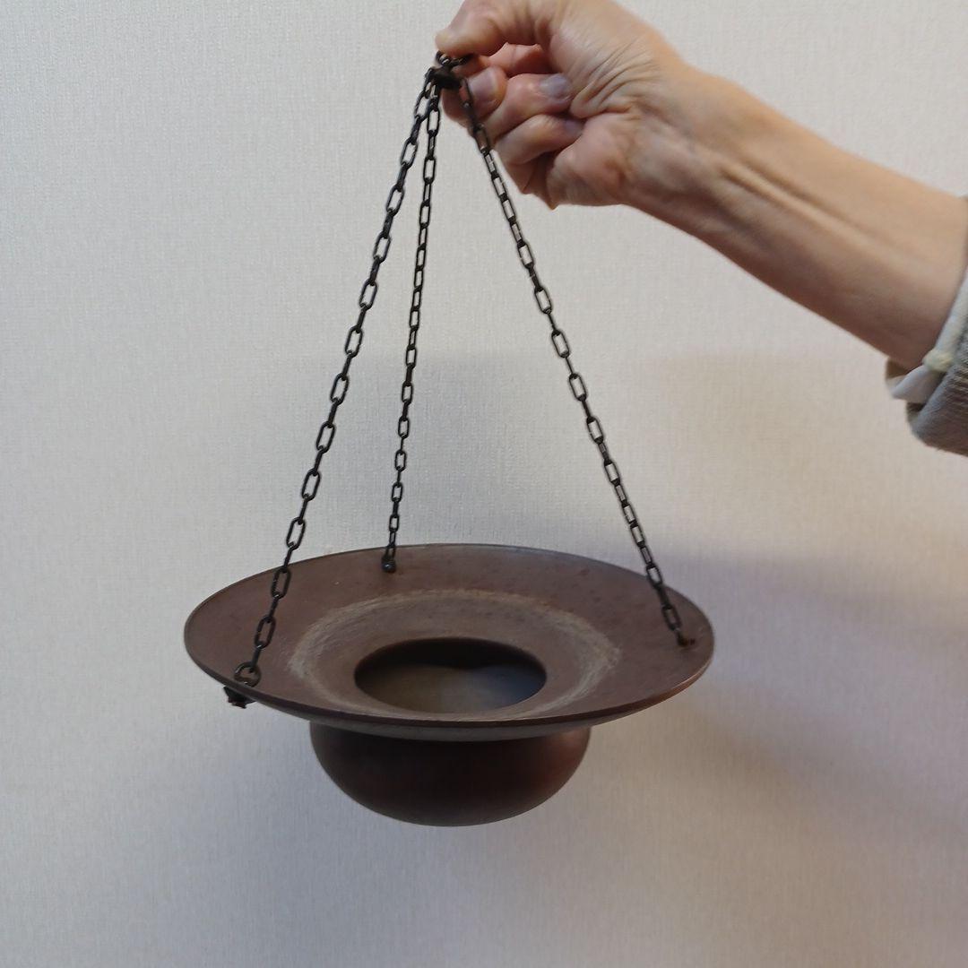 鉄瓷釣花入(磁器)