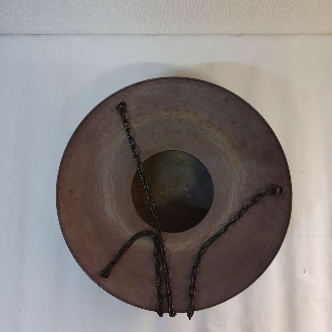 鉄瓷釣花入(磁器)