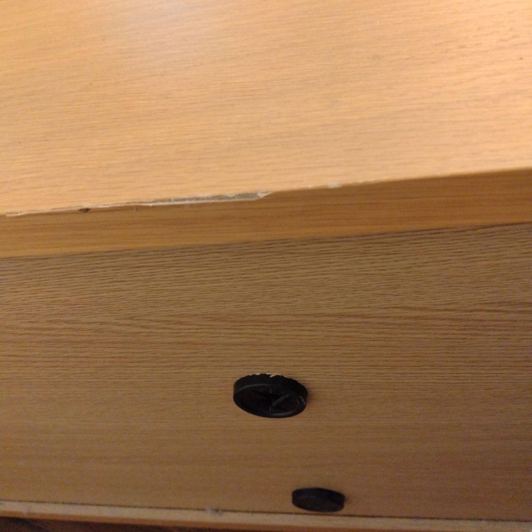 本日セール　無印良品 脚付き　ガラス扉　テレビ台 ナチュラル　 オーク材