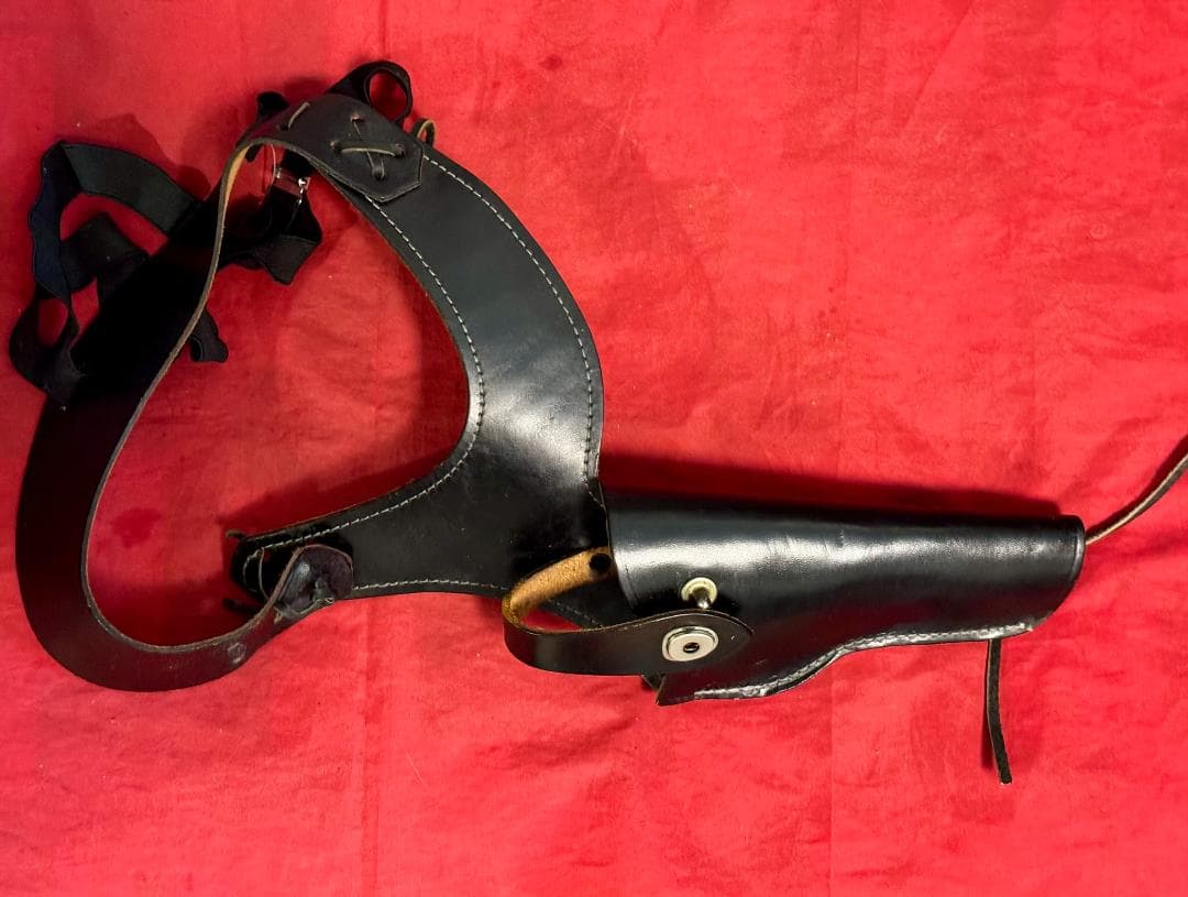 整備済 革製 ショルダーホルスター リボルバー オートマチック 対応