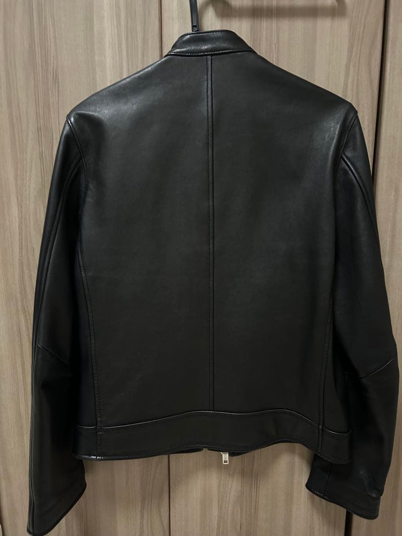 ÉDIFICE ブラックレザーライダースジャケット L