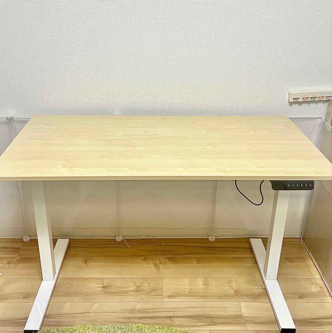 【美品】SANODESK 電動昇降パソコンデスク 120cm