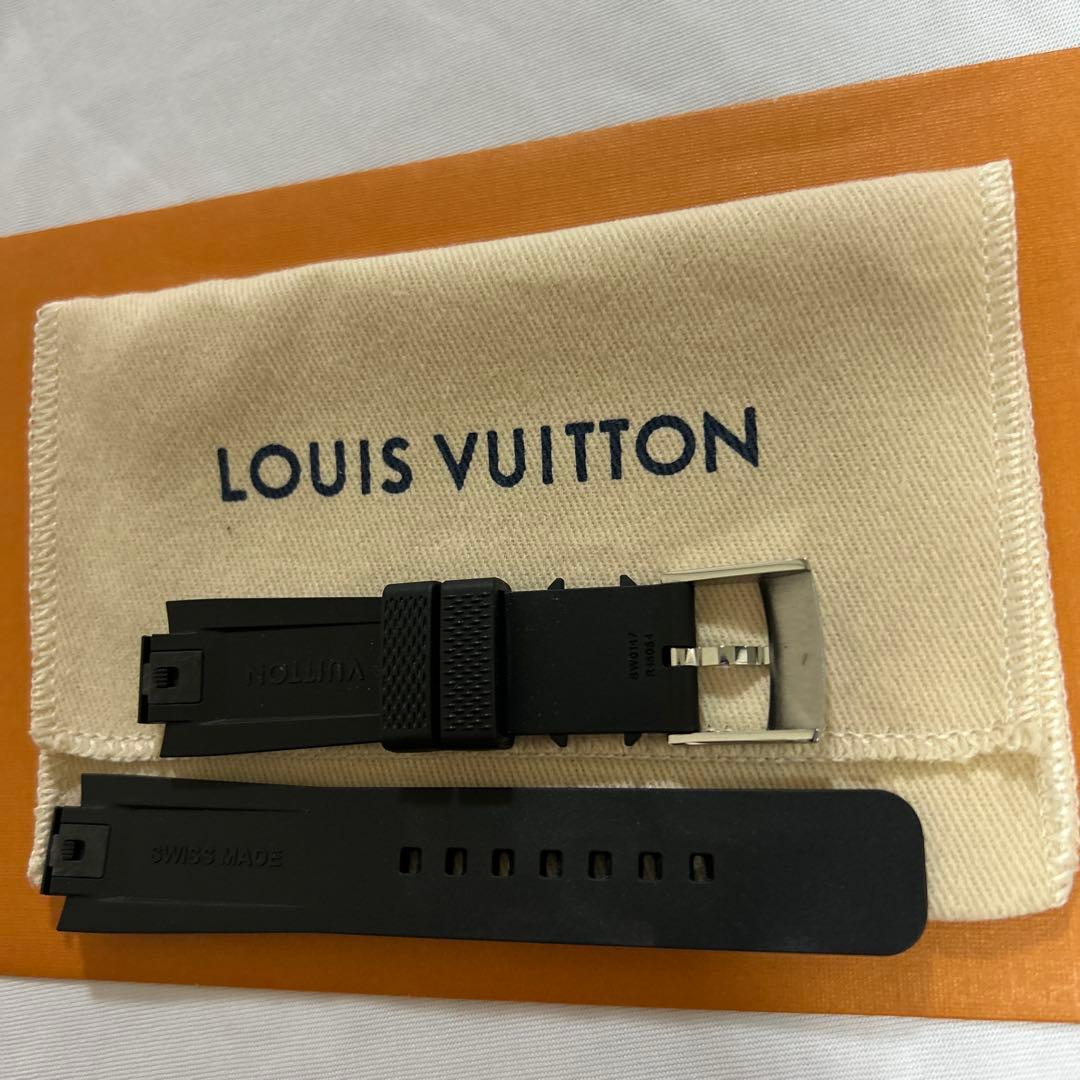 LOUIS VUITTON ラバーベルト ブラック　箱あり