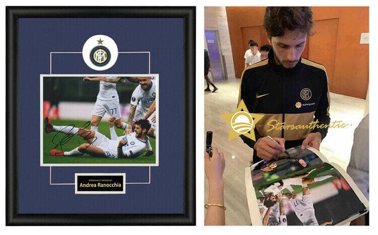直筆サイン入り写真 アンドレア・ラノッキア インテルナツィオナーレ・ミラノ