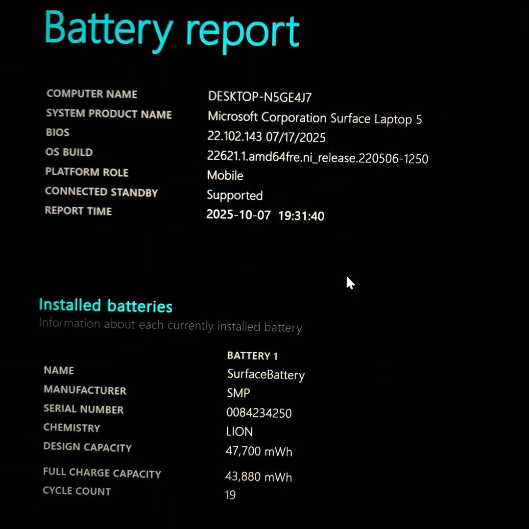 【準新品・最高機】Surface Laptop5 16G/256G Office