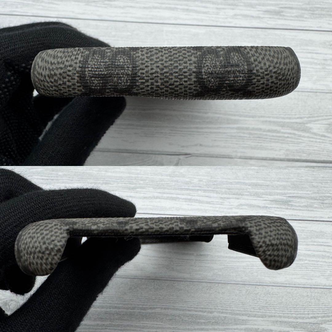 【未使用品】GUCCI iphone15 スマホケース GGスプリーム グレー