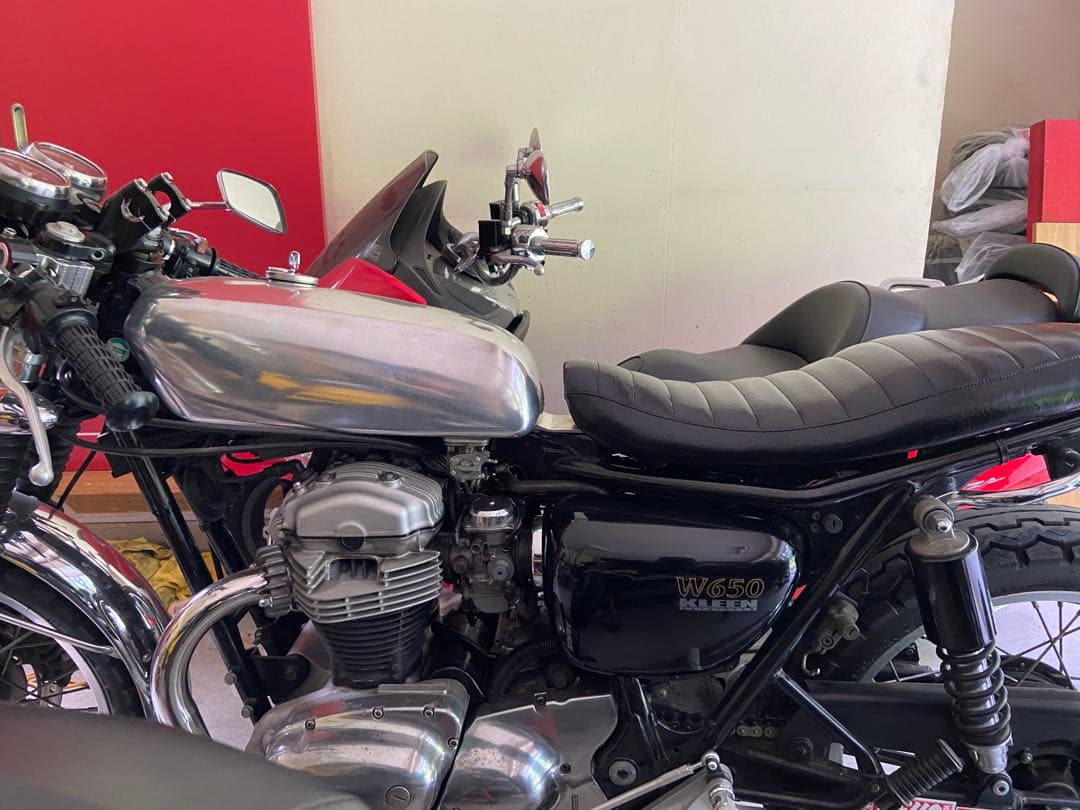 KAWASAKI W400 W650 アルミタンク Bigcedar製