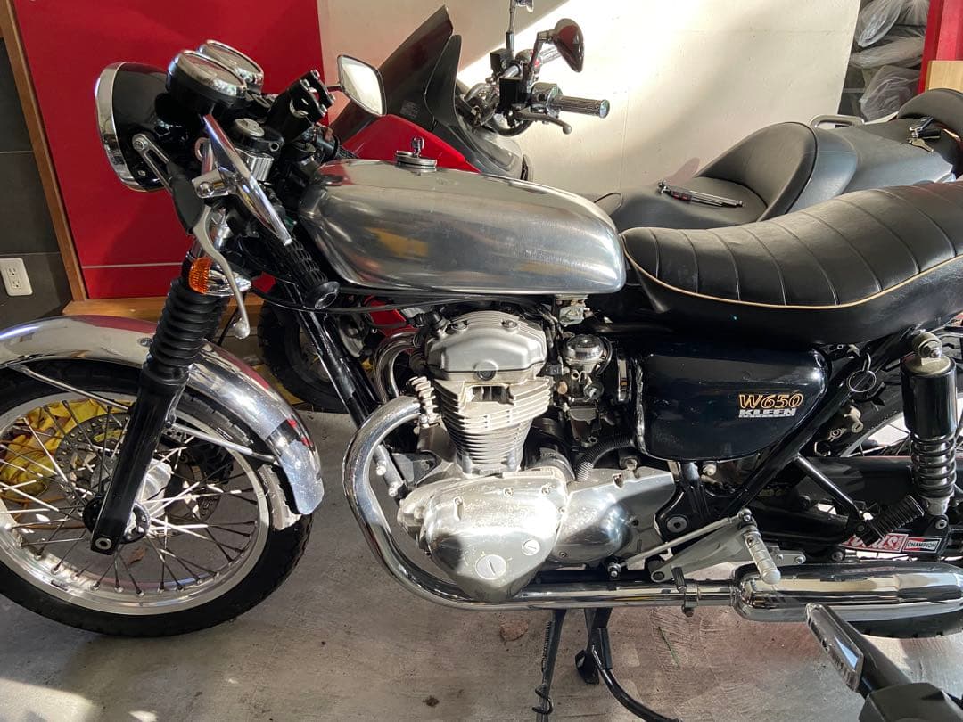 KAWASAKI W400 W650 アルミタンク Bigcedar製