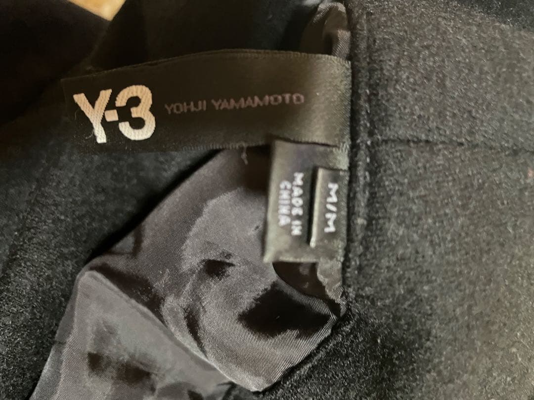 【美品】Y-3 ワイスリー ウール サルエル ジョガー パンツ ブラック M/M