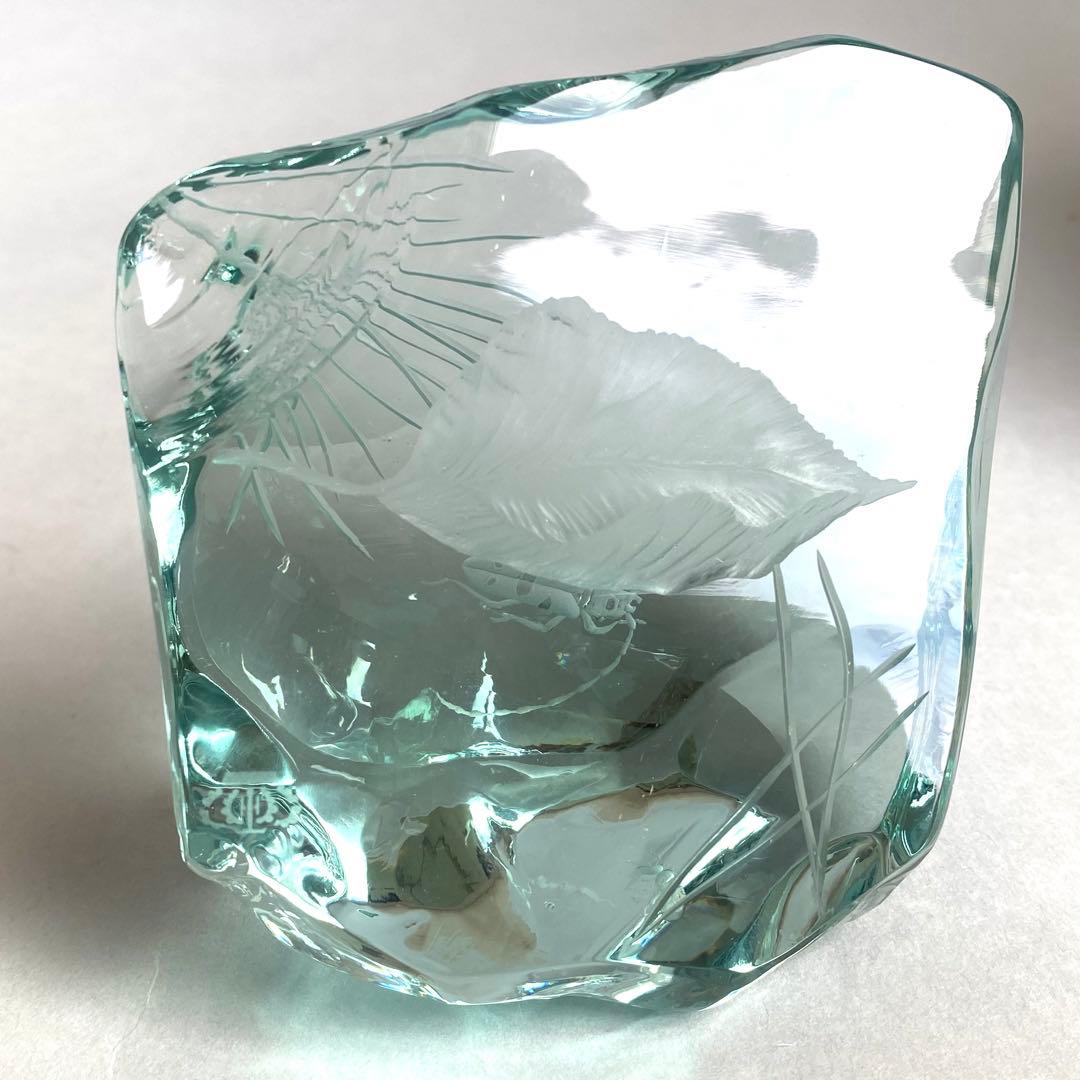 【希少】テレジアンタール　オーナメント　ペーパーウェイト　クリスタル　アート