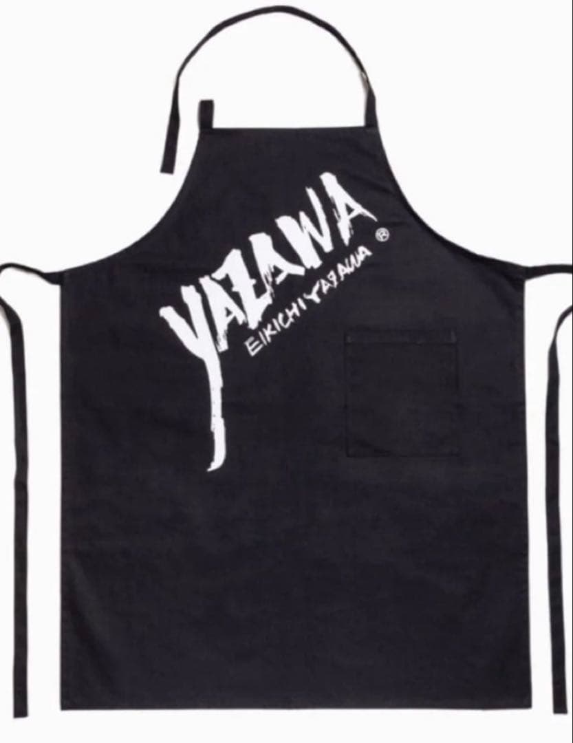 ひ*お様 矢沢永吉　フデロゴ　エプロン