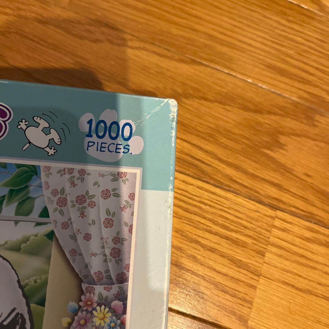 アポロ社　窓辺のティータイム　スヌーピー　1000ピース　廃盤稀少レア