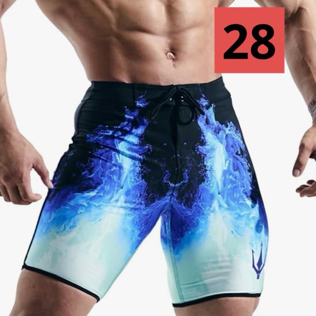 大特価‼️ファイドFIEDサーフパンツ メンズ　ブルーブラッド　海水パンツMサイズ